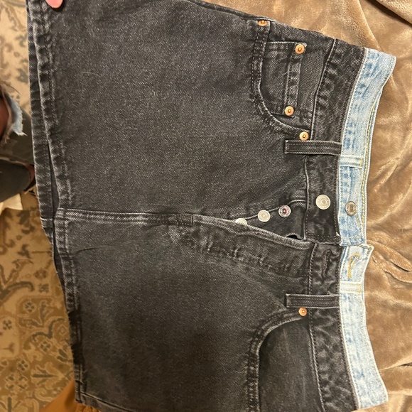 Levis short mini skirt size 27 100% cotton - Picture 3 of 5